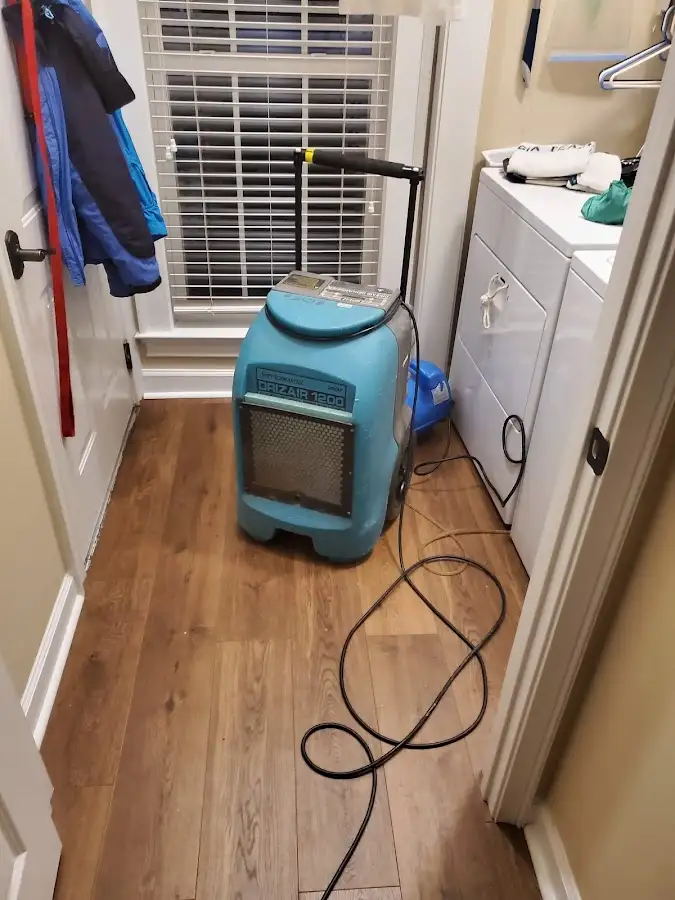 Commercial dehumidifier deployed for Flood Damage Cleanup in Tiffin